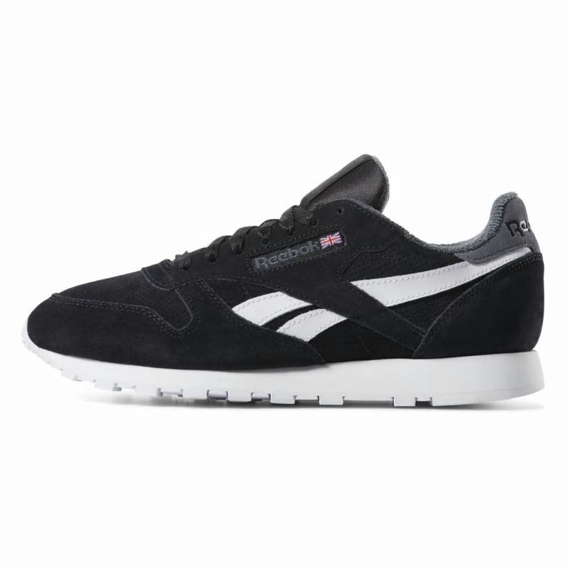 Reebok Classic Leather Tenisky Panske - Čierne/Siva OL9093SX